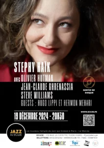 Affiche du concert Stephy Haïk à Jazz à l'ECUJE