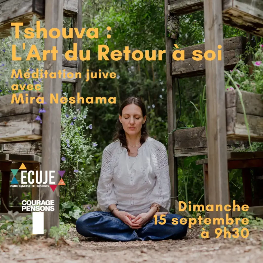 Atelier de méditation juive avec Mira Neshama à l'ECUJE avec Tenoua