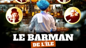 Le barman de l'île de Dan Harel, mis en scène par Bernard Bitan. Soirée hors les murs à La Scène Parisienne